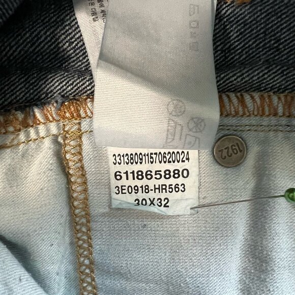 Mens The Hollister Boot Blue Denim Jeans Cotton Button Fly 30X32 Measures 31x31 - Picture 15 of 16